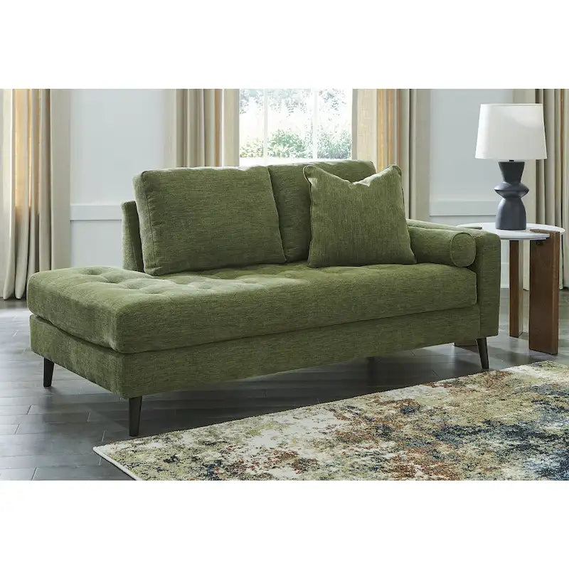 Signature Design by Ashley Bixler Olive Right-Arm Facing Corner Chaise - 37  W x 75  D x 37  H