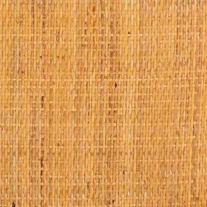 Savitri Modern Bohemian Natural Rattan 2-Tier Console Table