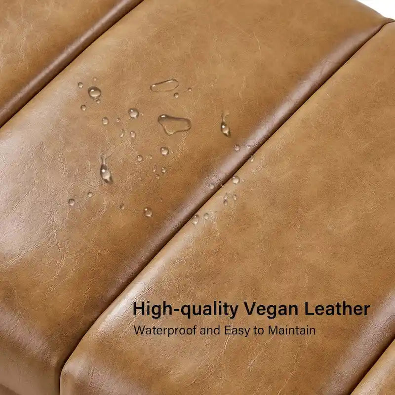 Laurens Modern 52.5  Channel Tufted Bench with Mental Legs by HULALA HOME