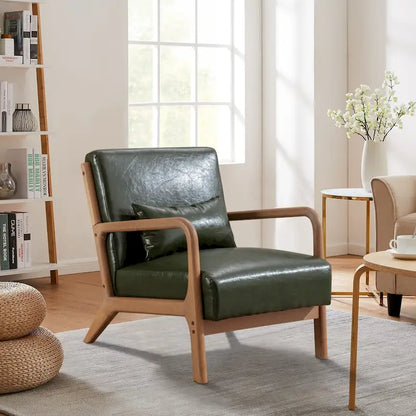 Ebello Modern Solid wood Accent Chair