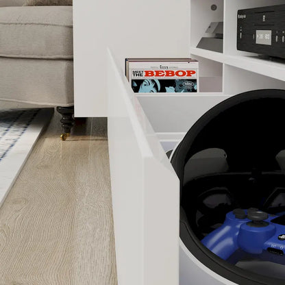 Glossy Entertainment Center TV Media Center Wall Storage Cabinet - 94.5 X78.7