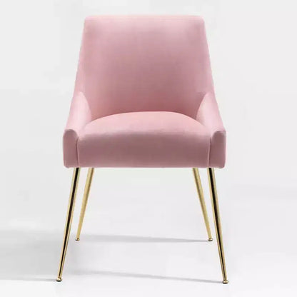 WestinTrends Upholstered Performance Velvet Accent Chair With Metal Leg