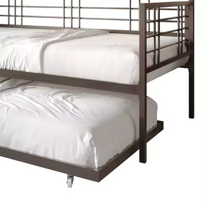 ChaletPosh Metal Daybed With Trundle