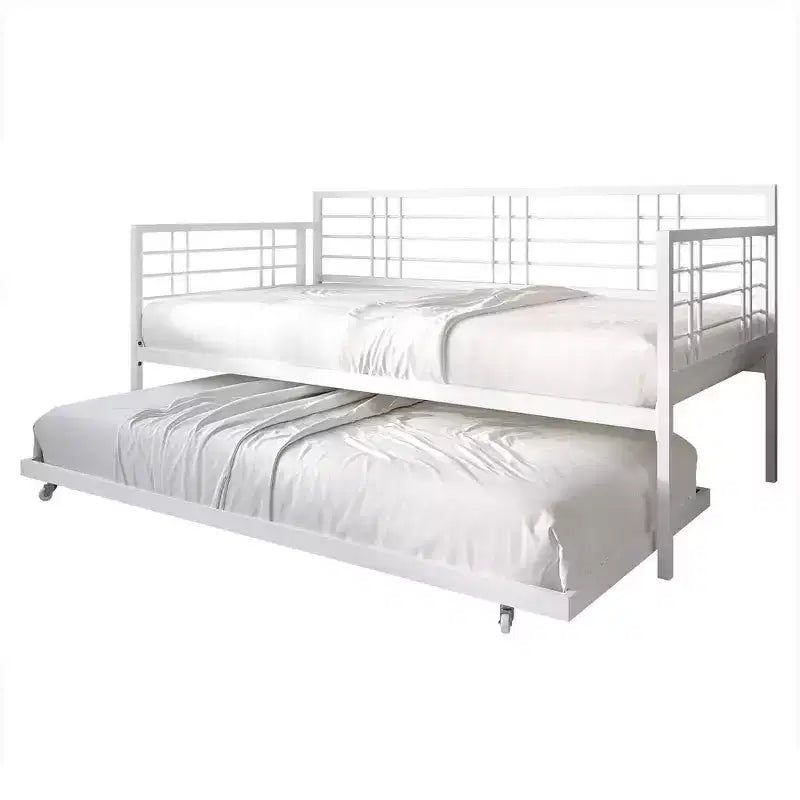 ChaletPosh Metal Daybed With Trundle