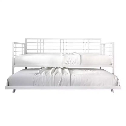 ChaletPosh Metal Daybed With Trundle
