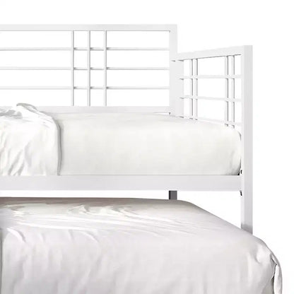 ChaletPosh Metal Daybed With Trundle