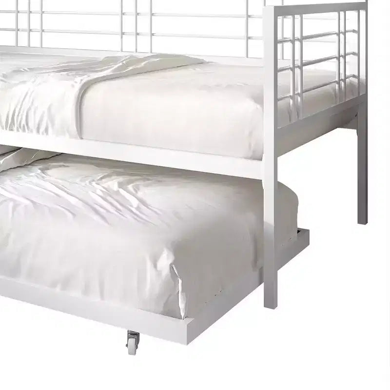 ChaletPosh Metal Daybed With Trundle
