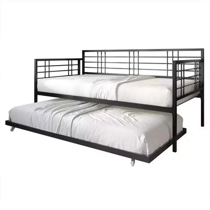 ChaletPosh Metal Daybed With Trundle