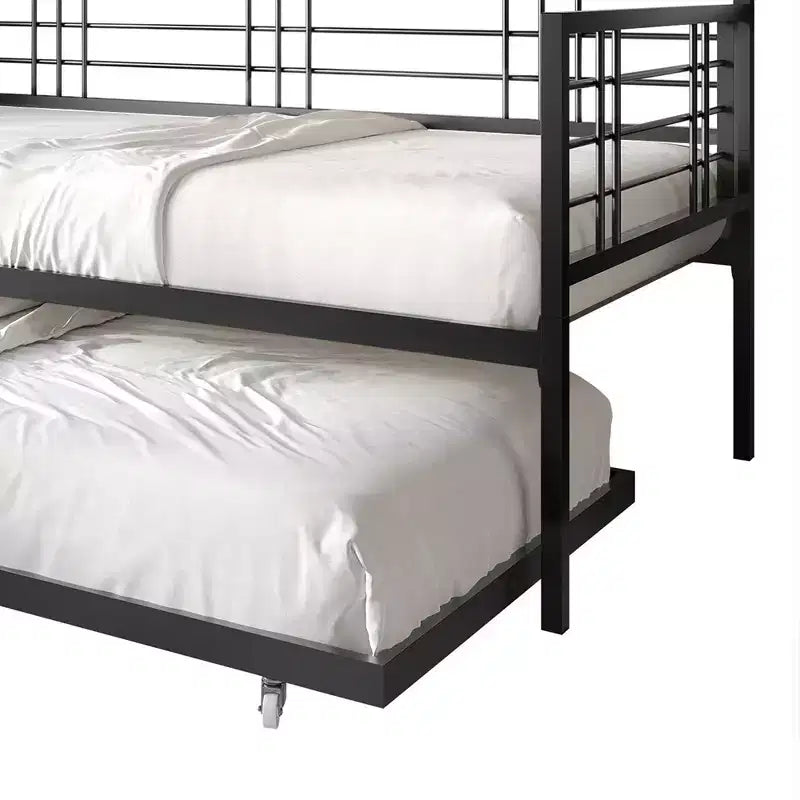 ChaletPosh Metal Daybed With Trundle