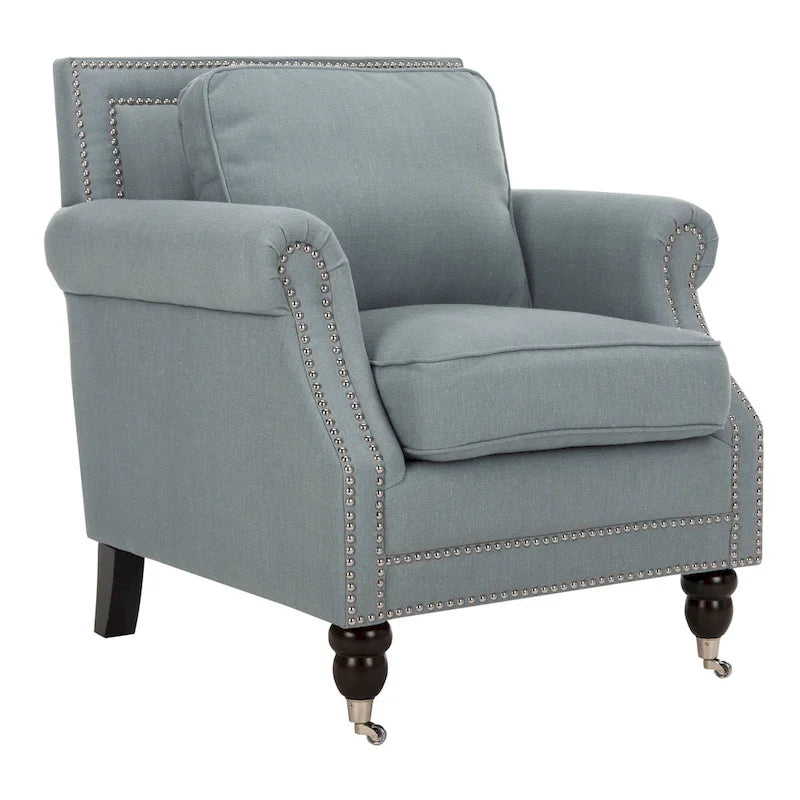 SAFAVIEH Shawnna Club Chair - 29.9  x 33.7  x 34.6  - 30Wx34Dx35H