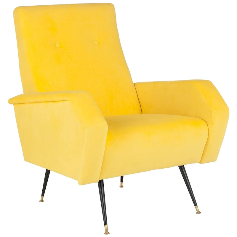 SAFAVIEH Senja Mid-Century Modern Retro Club Chair - 27.5  x 34.8  x 37  - 28Wx35Dx37H
