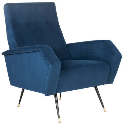SAFAVIEH Senja Mid-Century Modern Retro Club Chair - 27.5  x 34.8  x 37  - 28Wx35Dx37H