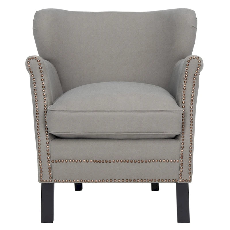 SAFAVIEH Corie Brown Club Chair - 26.6  x 28.9  x 29.3  - 27Wx29Dx29H