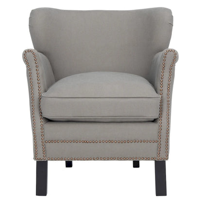 SAFAVIEH Corie Brown Club Chair - 26.6  x 28.9  x 29.3  - 27Wx29Dx29H