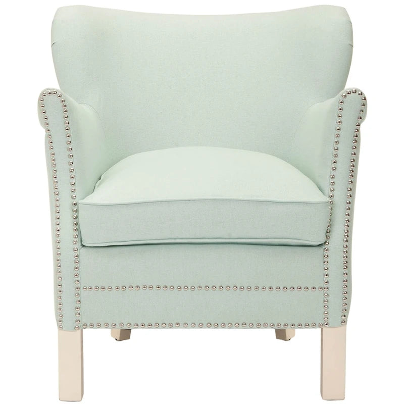 SAFAVIEH Corie Brown Club Chair - 26.6  x 28.9  x 29.3  - 27Wx29Dx29H