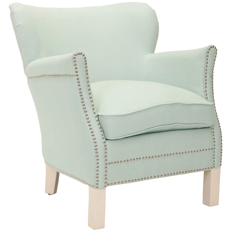 SAFAVIEH Corie Brown Club Chair - 26.6  x 28.9  x 29.3  - 27Wx29Dx29H