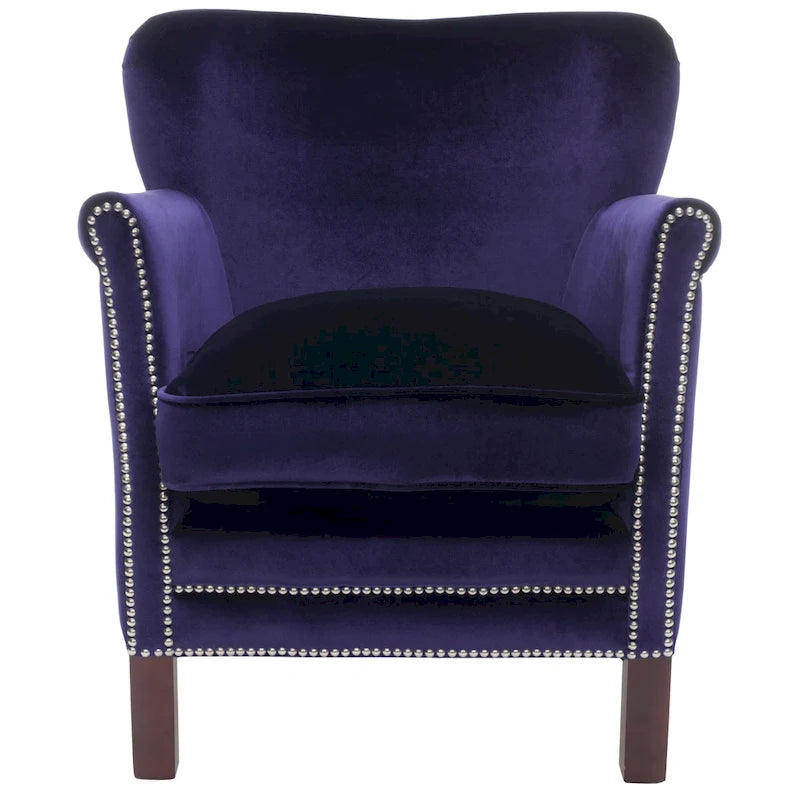 SAFAVIEH Corie Brown Club Chair - 26.6  x 28.9  x 29.3  - 27Wx29Dx29H