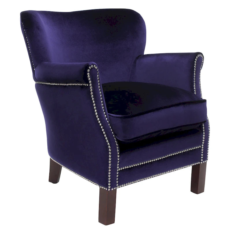 SAFAVIEH Corie Brown Club Chair - 26.6  x 28.9  x 29.3  - 27Wx29Dx29H