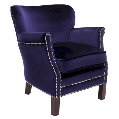 SAFAVIEH Corie Brown Club Chair - 26.6  x 28.9  x 29.3  - 27Wx29Dx29H