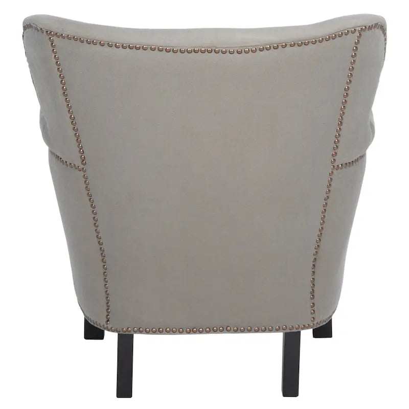 SAFAVIEH Corie Brown Club Chair - 26.6  x 28.9  x 29.3  - 27Wx29Dx29H