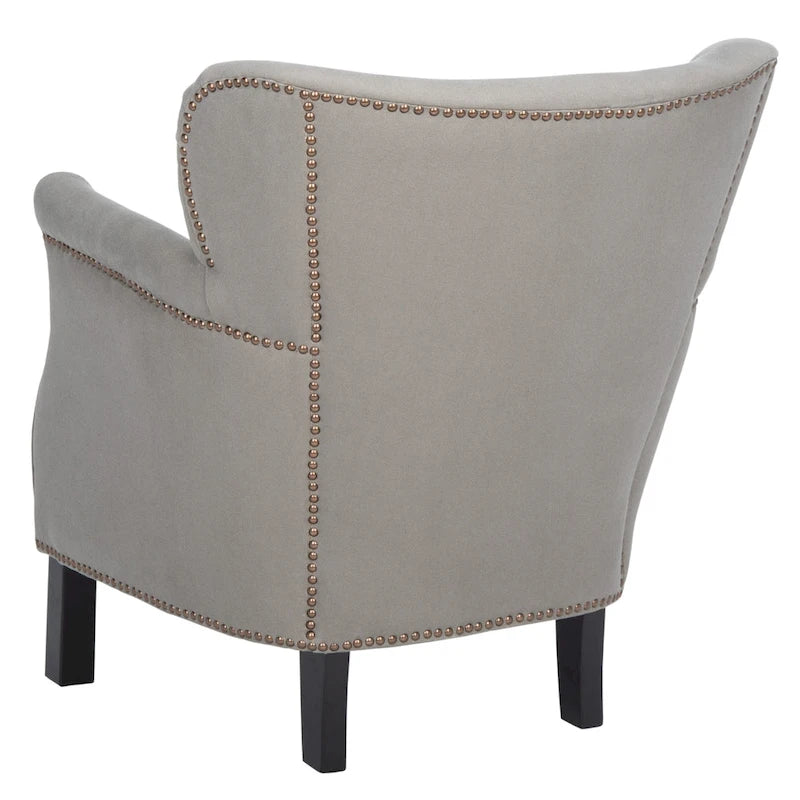 SAFAVIEH Corie Brown Club Chair - 26.6  x 28.9  x 29.3  - 27Wx29Dx29H