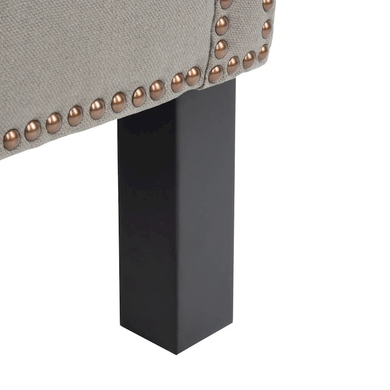 SAFAVIEH Corie Brown Club Chair - 26.6  x 28.9  x 29.3  - 27Wx29Dx29H