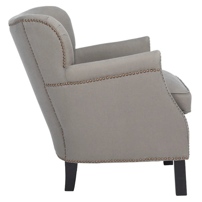 SAFAVIEH Corie Brown Club Chair - 26.6  x 28.9  x 29.3  - 27Wx29Dx29H