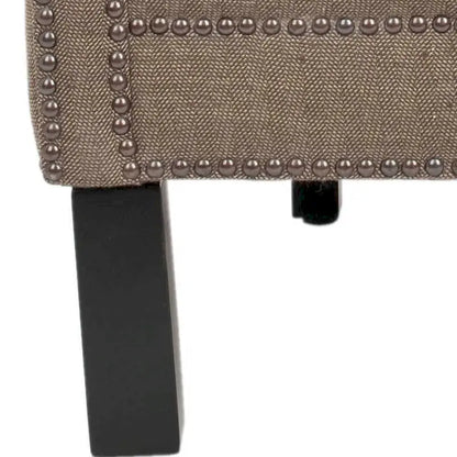 SAFAVIEH Corie Brown Club Chair - 26.6  x 28.9  x 29.3  - 27Wx29Dx29H