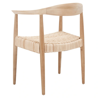 SAFAVIEH Wilda Rope Rattan Accent Chair - 24.8  W x 18.9  L x 30.7  H - 25Wx19Dx31H