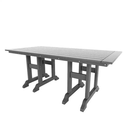 WestinTrends 7 Piece Outdoor Patio Dining Set Outdoor Table and Armchair Set