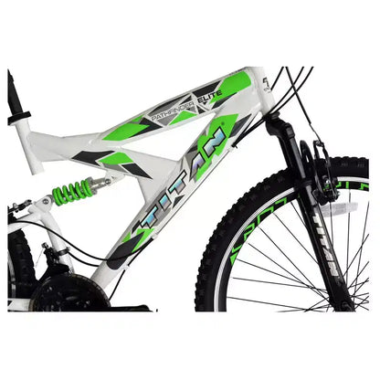 Titan Pathfinder Men's 21-Speed All Terrain Mountain Bike with Dual Suspension