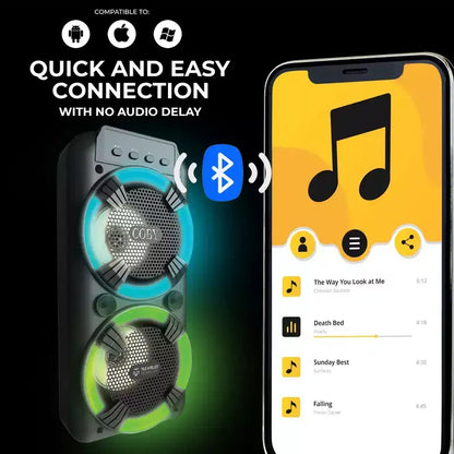 Coby Karaoke Set True Wireless Party Speaker
