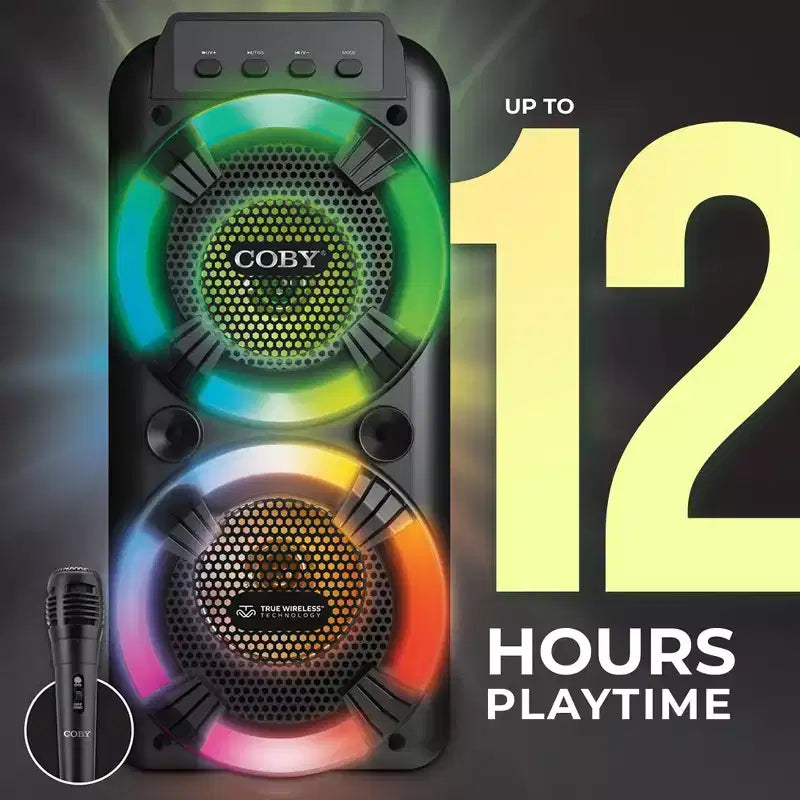Coby Karaoke Set True Wireless Party Speaker