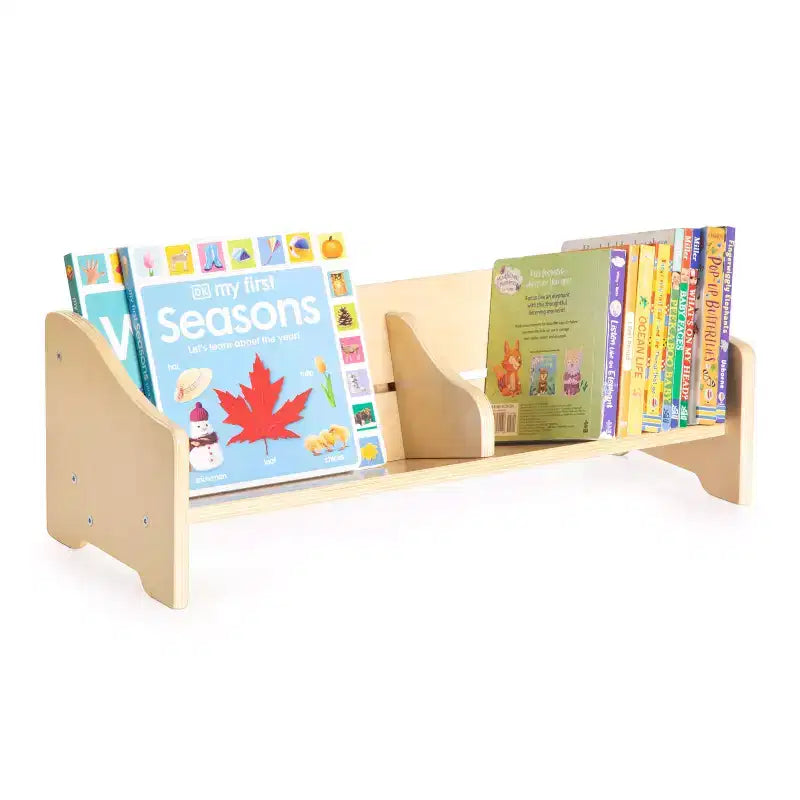 Guidecraft Espositore da tavolo per libri - Naturale: Espositore e Contenitore per libri per aula e sala giochi per bambini