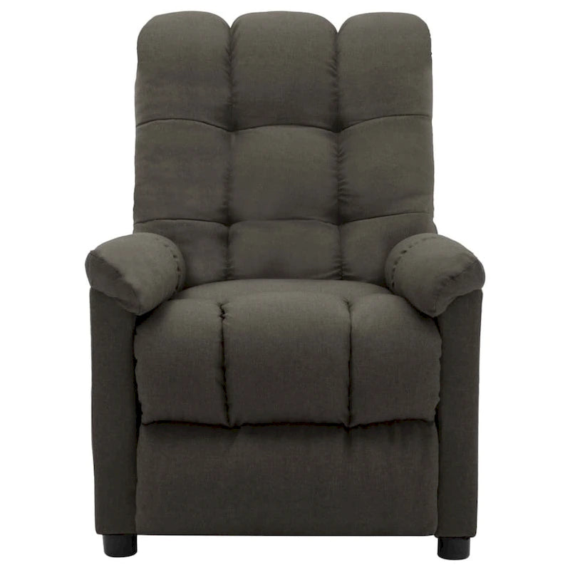 vidaXL Recliner Taupe Fabric - 29.1  x 38.9  x 40.1