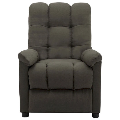 vidaXL Recliner Taupe Fabric - 29.1  x 38.9  x 40.1