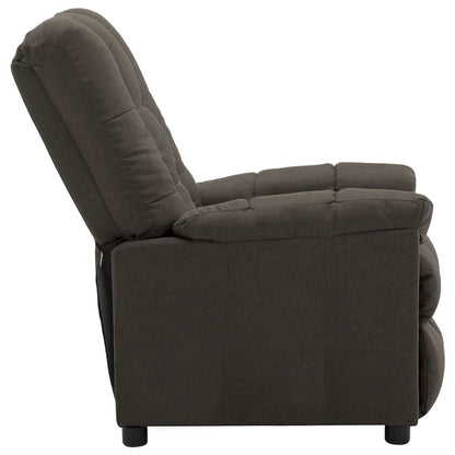 vidaXL Recliner Taupe Fabric - 29.1  x 38.9  x 40.1