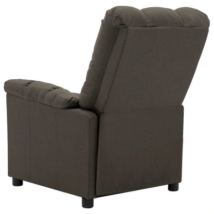 vidaXL Recliner Taupe Fabric - 29.1  x 38.9  x 40.1
