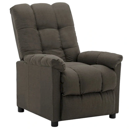 vidaXL Recliner Taupe Fabric - 29.1  x 38.9  x 40.1