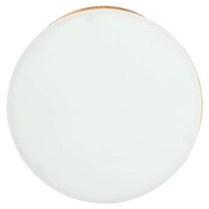 SAFAVIEH Treasures Jeanine Gold/ White Top Accent Table - 20  x 20  x 21.2  - 20Wx20Dx21H