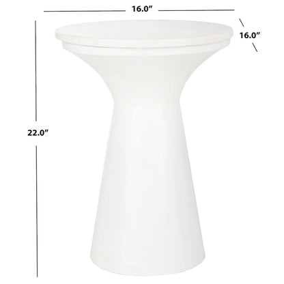 SAFAVIEH Nevada Pedestal End Table - 16  x 16  x 22  - 16Wx16Dx22H