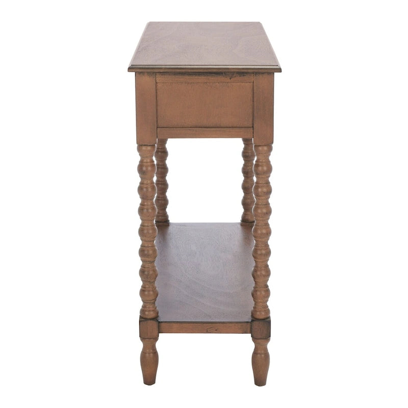 SAFAVIEH Henretta 2-Drawer Console Table - 35.5  W x 13  L x 29.5  H - 35.5  W x 13  L x 29.5  H - 36Wx13Dx30H