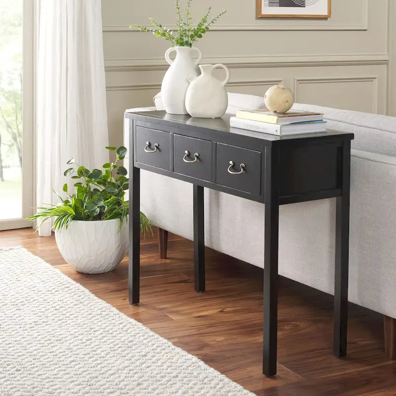 SAFAVIEH Marleine Antiqued Grey Console Table - 39.4  x 14.2  x 31.7  - 39Wx14Dx32H