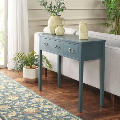 SAFAVIEH Marleine Antiqued Grey Console Table - 39.4  x 14.2  x 31.7  - 39Wx14Dx32H
