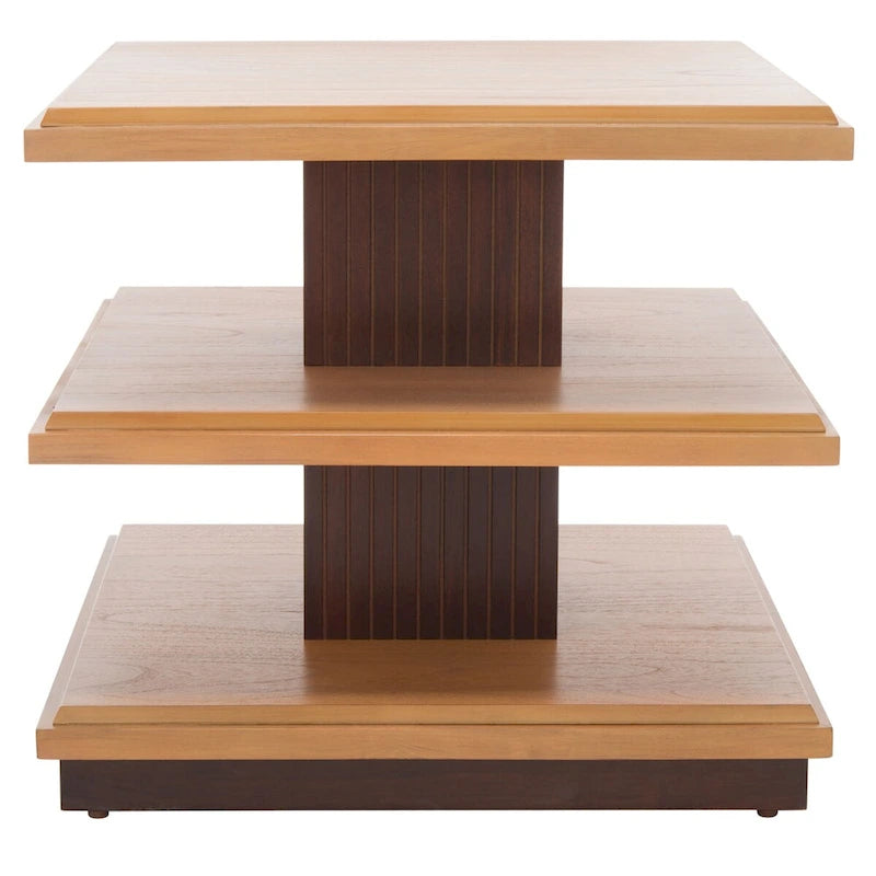 SAFAVIEH Ava 2-Shelf Accent Table - 24  L x 24  D x 21  H - 24Wx24Dx21H