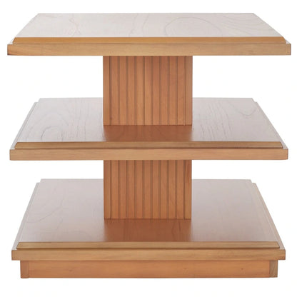 SAFAVIEH Ava 2-Shelf Accent Table - 24  L x 24  D x 21  H - 24Wx24Dx21H