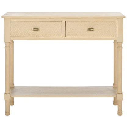 SAFAVIEH Salina 2-Drawer Console Table - 35.5  W x 13  L x 29.5  H - 36Wx13Dx30H