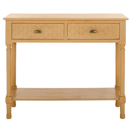 SAFAVIEH Salina 2-Drawer Console Table - 35.5  W x 13  L x 29.5  H - 36Wx13Dx30H