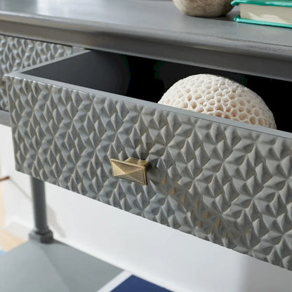 SAFAVIEH Salina 2-Drawer Console Table - 35.5  W x 13  L x 29.5  H - 36Wx13Dx30H