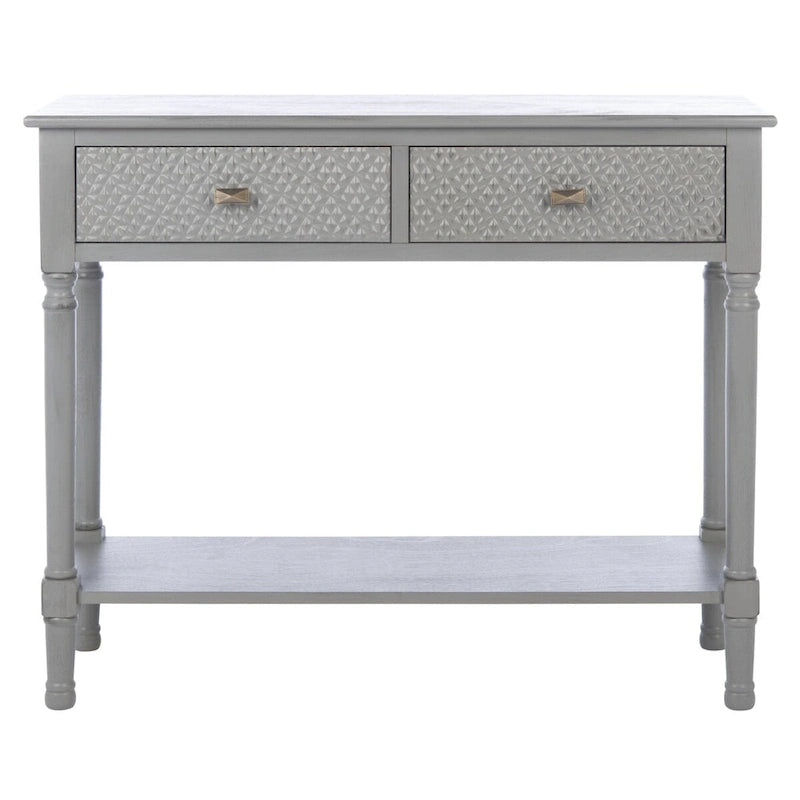 SAFAVIEH Salina 2-Drawer Console Table - 35.5  W x 13  L x 29.5  H - 36Wx13Dx30H